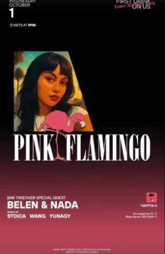 TWO FOLD GUNAWARMAN JAKARTA - PINK FLAMINGGO