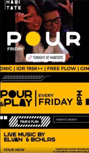 HABITATE JAKARTA - POUR &  PLAY