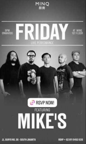 MINQ SENOPATI JAKARTA - FRIDAY