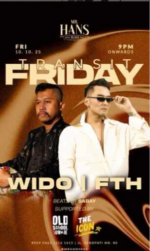 MR HANS BAR SENOPATI JAKARTA - TRANSIT FRIDAY