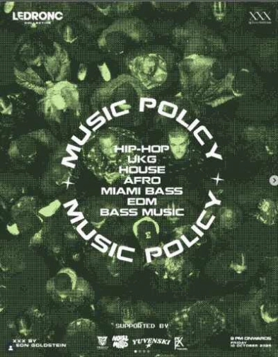 XXX BY LEON GOLDSTEIN JAKARTA - MUSIC POLICY