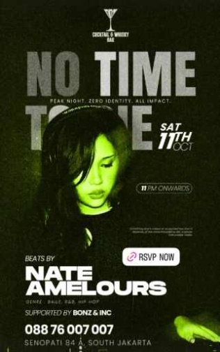 007 COCTAIL & WHISKY BAR SENOPATI JAKARTA - NO TIME TO DIE