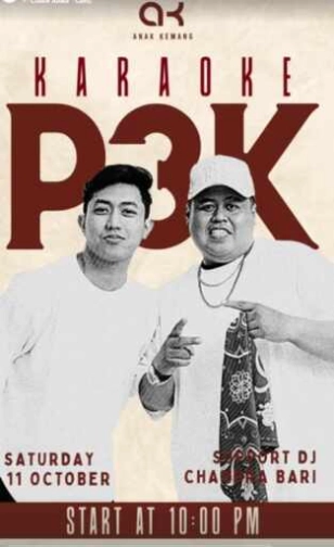 ANAK KEMANG CAFE JAKARTA - KARAOKE P3K