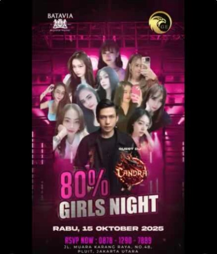 GRAND EAGLE CLUB PENJARINGAN JAKARTA - GIRLS NIGHT