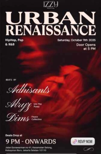 IZZY SOCIAL CLUB GUNAWARMAN JAKARTA - URBAN RENAISSANCE