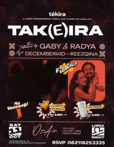 TEKIRA BLOK M JAKARTA - TAK(E)IRA