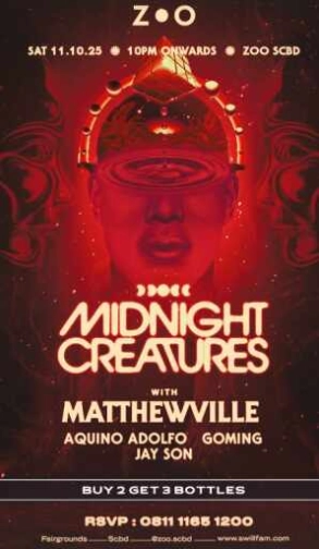 ZOO SCBD JAKARTA - MIDNIGHT CREATURS