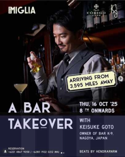 BAR MIGLIA SENOPATI JAKARTA - A BAR TAKE OVER