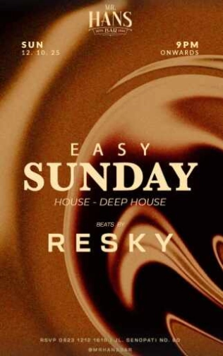MR HANS BAR JAKARTA - SUNDAY