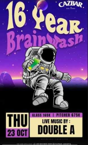 CAZBAR KUNINGAN JAKARTA - 16 YEAR BRAINWASH