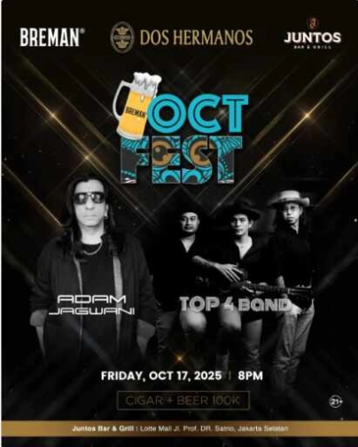 JUNTOS KUNINGAN JAKARTA - EXPERIENCE THE OKTOBERFEST WITH CIGARS, MUSIC, & BEER 🍻🎸🎶