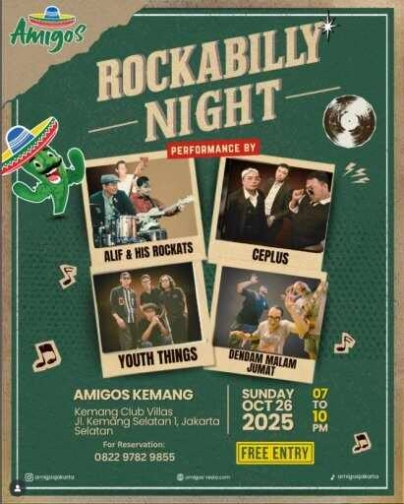 AMIGOS KEMANG JAKARTA - ROCKABILLY NIGHT
