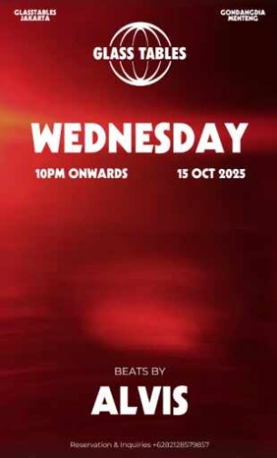 GLASS TABLES JEKARTA - WEDNESDAY