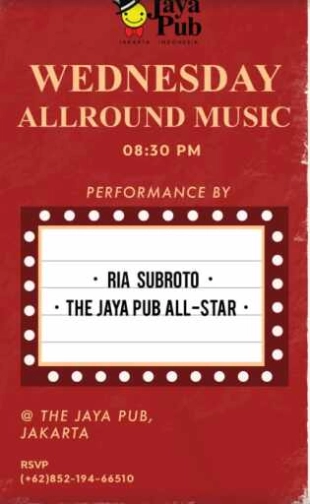 THE JAYAPUB MENTENG JAKARTA - WEDNESDAY ALL ROUND MUSIC