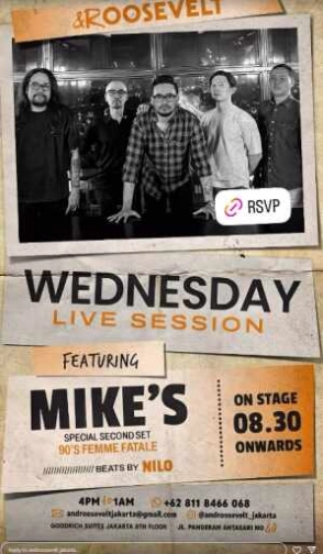 ROOSEVELT JAKARTA - WEDNESDAY