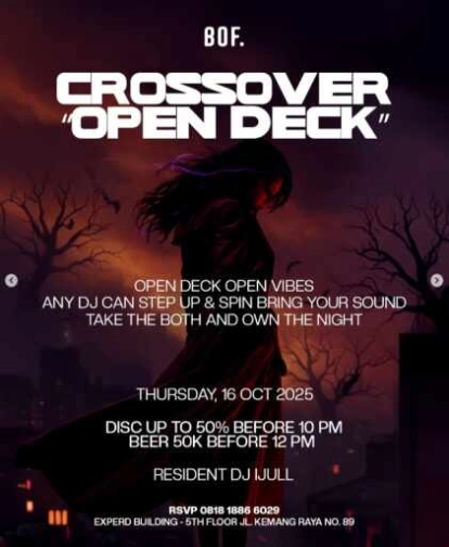BOF JAKARTA - CROSSOVER OPEN DECK