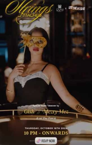 IZZY SOCIAL CLUB GUNAWARMAN JAKARTA - STRINGS ATTACHED