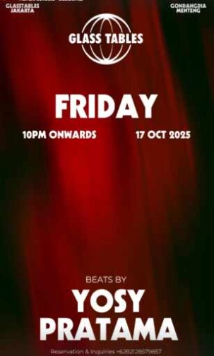 GLASS TABLES JAKARTA - FRIDAY