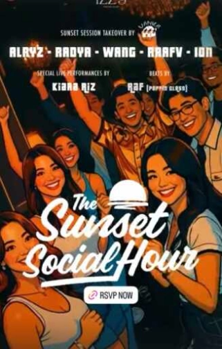 IZZY SOCIAL CLUB GUNAWARMAN JAKARTA - THE SUNSET SOCIAL HOUR