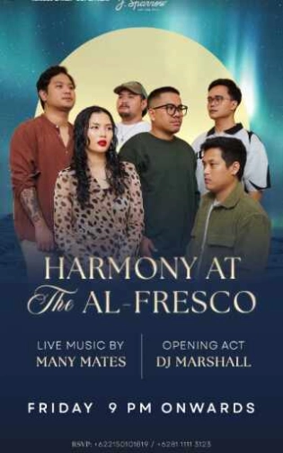 J. SPARROW JAKARTA - HARMONY AT THE AL FRESCO
