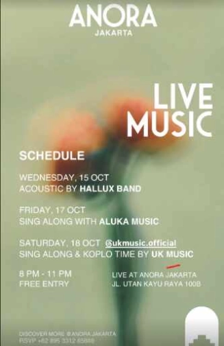 ANORA MATRAMAN JAKARTA - SATURDAY