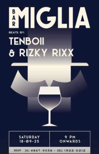 BAR MIGLIA JAKARTA - SATURDAY