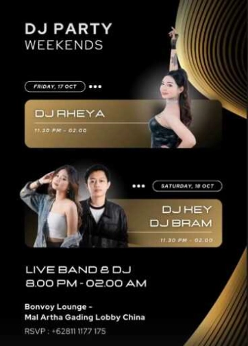 BONVOY LOUNGE KELAPA GADING JAKARTA - SATURDAY