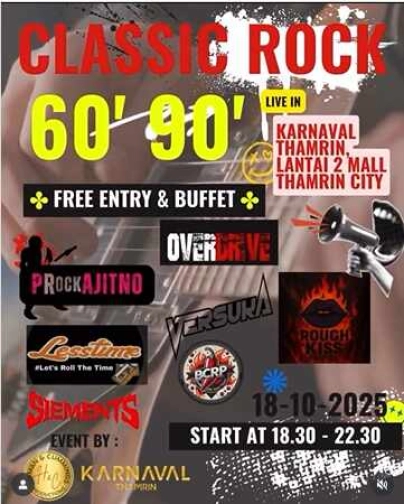 KARNAVAL THAMRIN JAKARTA - CLASSIC ROCK