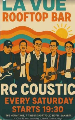 LA VUE ROOFTOP BAR MENTENG JAKARTA - SATURDAY