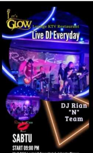 LETS GLOW (PGC) KTV LOUNGE BAR JAKARTA - SATURDAY