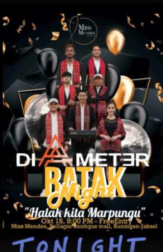 MISS MENDES RESTO KUNINGAN JAKARTA - BATAK NIGHT