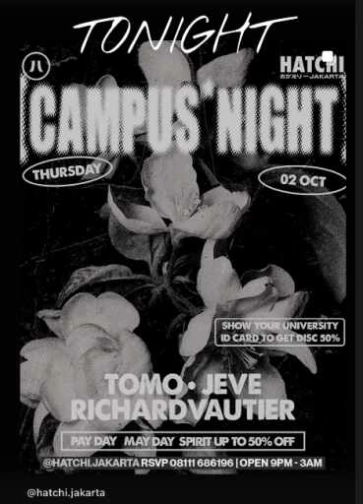 HATCHI PONDOK INDAH JAKARTA - CAMPUS NIGHT