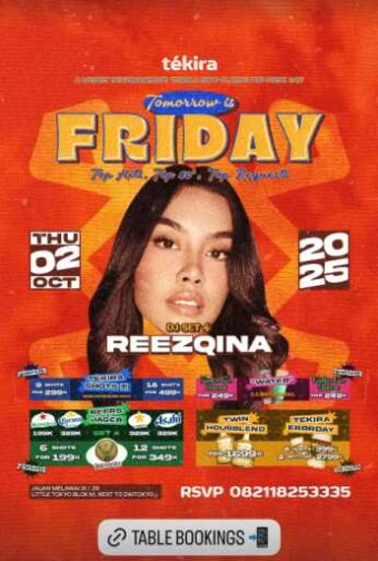 TEKIRA BLOK M JAKARTA - TOMORROW FRIDAY