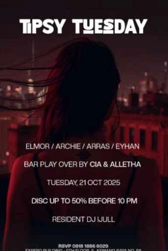 BOF KEMANG JAKARTA - TIPSY TUESDAY