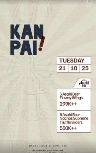 THE CONCIERGE BAR JAKARTA - KANPAI