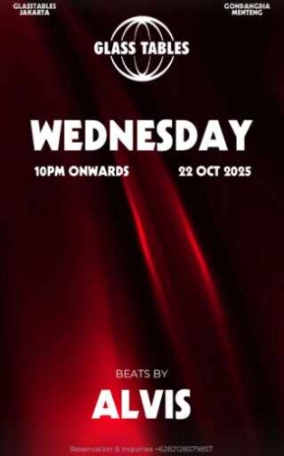 GLASS TABLES JAKARTA - WEDNESDAY