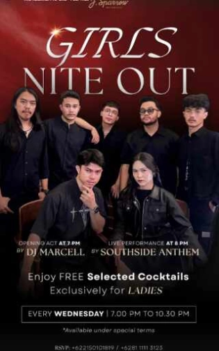 J. SPARROW JAKARTA - GIRLS NITE OUT
