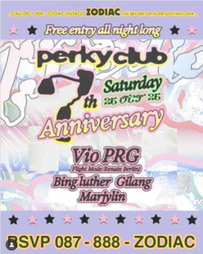 ZODIAC JAKARTA - PERKY CLUB