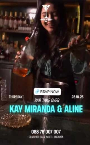 007 COCKTAIL & WHISKY BAR JAKARTA - BAR TAKE OVER