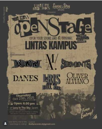 LUCY IN THE SKY SPARK JAKARTA - THE NEW OPEN STAGE : LINTAS KAMPUS
