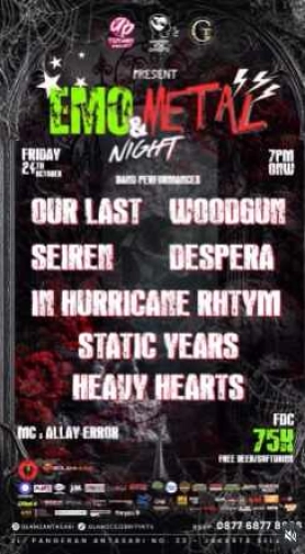 GLAMZ ANTASARI JAKARTA - EMO & METAL NIGHT