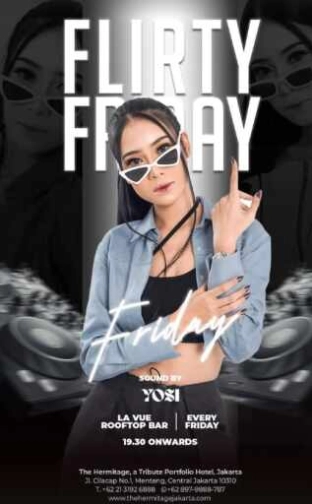 LA VUE ROOFTOP BAR JAKARTA - FLIRTY FRIDAY