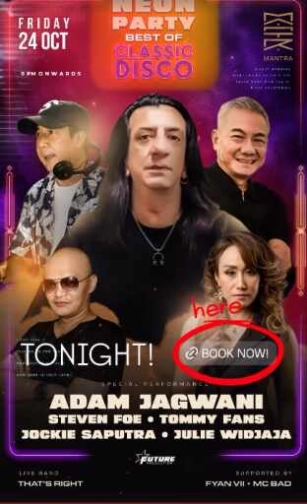 MANTRA PIK JAKARTA - NEON PARTY BEST OF CLASSIC DISCO