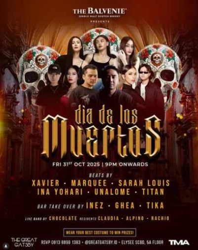 THE GREAT GATSBY JAKARTA - DIA DE LOS MUERTOS