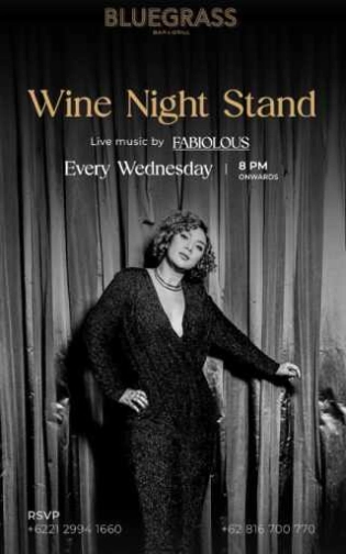 BLUE GRASS JAKARTA - WINE NIGHT STAND