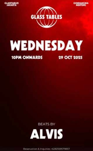 GLASS TABLES JAKARTA - WEDNESDAY