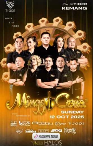 GOLDEN TIGER KEMANG JAKARTA - MINGGU CERIA