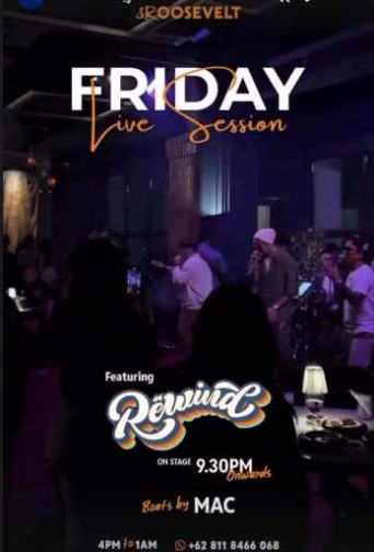 ROOSEVELT JAKARTA - FRIDAY LIVE SESSION