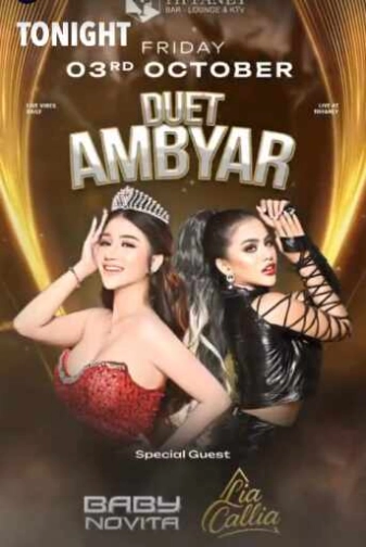 TIFFANEY BAR LOUNGE & KTV  BEKASI - DUET AMBYAR
