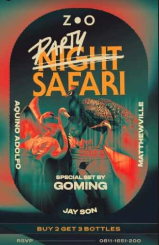 ZOO SCBD JAKARTA - PARTY NIGHT SAFARI